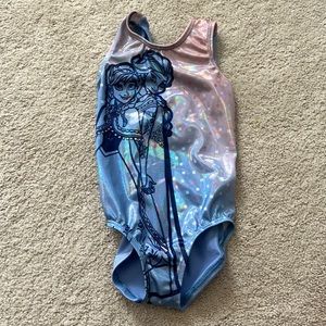Frozen gymnastics leotard
